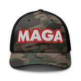 Camouflage trucker hat