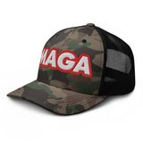 Camouflage trucker hat