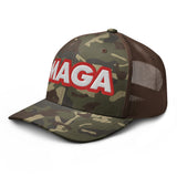 Camouflage trucker hat