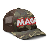 Camouflage trucker hat