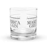 Make America Great Again Rocks glass