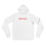 "Merry." Unisex hoodie