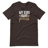 "My Kids Have Paws" Short-Sleeve Unisex T-Shirt