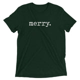 "Merry." Short sleeve t-shirt