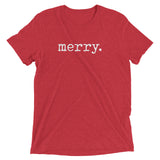 "Merry." Short sleeve t-shirt